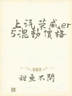 上汽荣威erx5混动价格