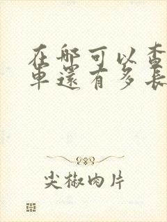 在哪可以查公交车还有多长时间到站