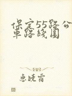 保定55路公交车路线图