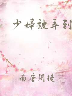 少妇被弄到高潮