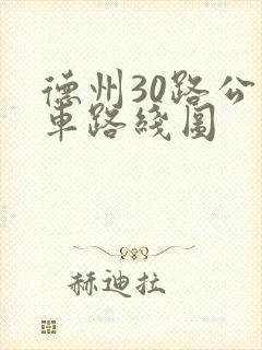 德州30路公交车路线图