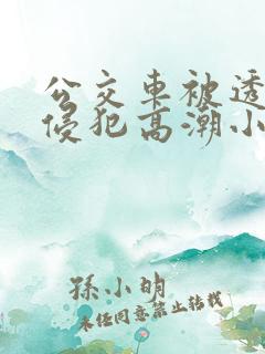 公交车被透明人侵犯高潮小说