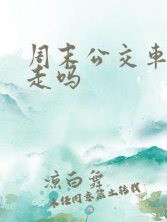 周末公交车道能走吗