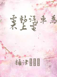 电动汽车为啥充不上电