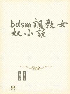 bdsm调教女奴小说