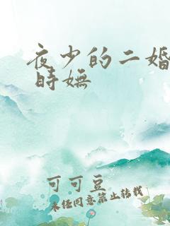 夜少的二婚新妻 时妩 夜少的二婚新妻 时妩