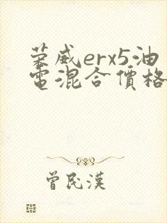 荣威erx5油电混合价格