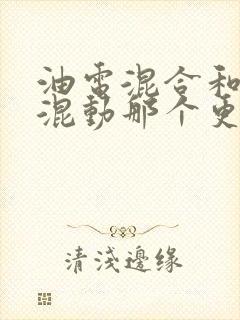 油电混合和插电混动那个更值得