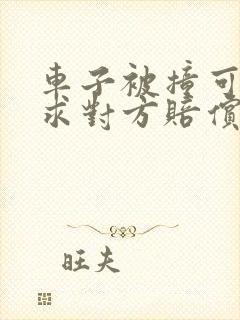 车子被撞可以要求对方赔偿误工费吗
