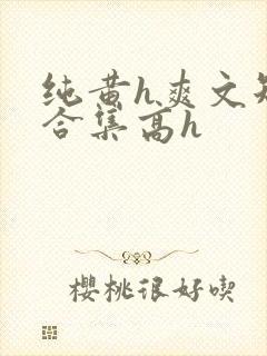 纯黄h爽文短篇合集高h