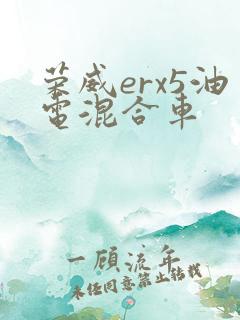 荣威erx5油电混合车