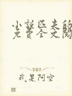 小说匹夫的逆袭免费全文阅读 小说匹夫的逆袭免费全文阅读