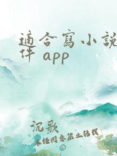 适合写小说的软件 app