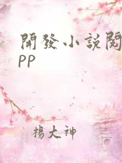 开发小说阅读app