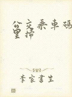 公交乘车码往哪里扫