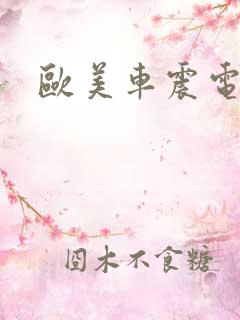 欧美车震电影