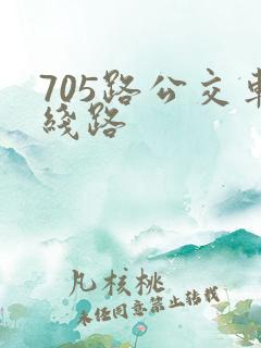 705路公交车线路