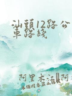汕头12路公交车路线