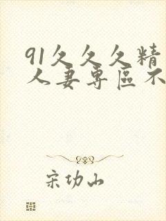 91久久久精品人妻专区不卡