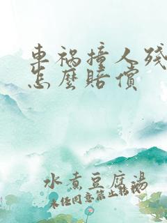 车祸撞人残疾了怎么赔偿
