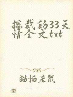 总裁的33天索情全文txt 总裁的33天索情全文txt