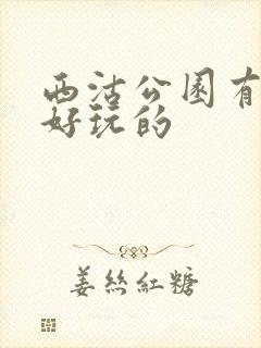 西沽公园有什么好玩的