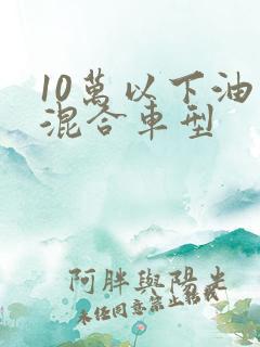10万以下油电混合车型