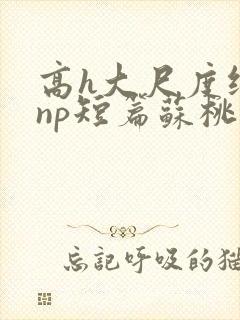 高h大尺度纯肉np短篇苏桃