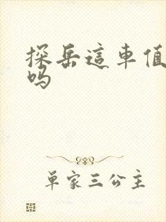 探岳这车值得买吗