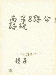 南宁8路公交车路线