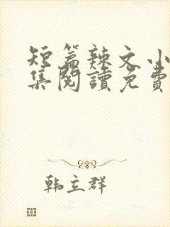 短篇辣文小说全集阅读免费