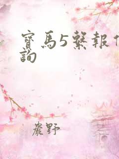 宝马5系报价查询 宝马5系报价查询