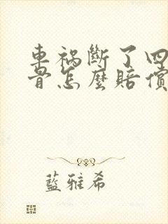 车祸断了四根肋骨怎么赔偿多少钱