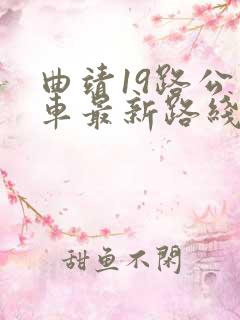 曲靖19路公交车最新路线和时间表 曲靖19路公交车最新路线和时间表