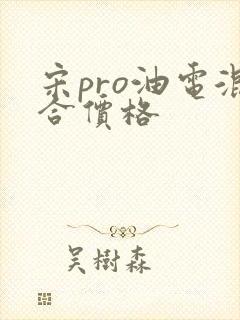 宋pro油电混合价格