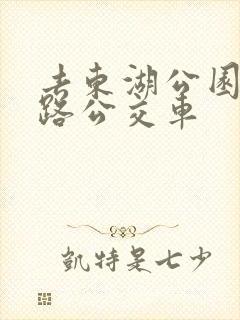 去东湖公园坐几路公交车