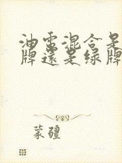 油电混合是上蓝牌还是绿牌