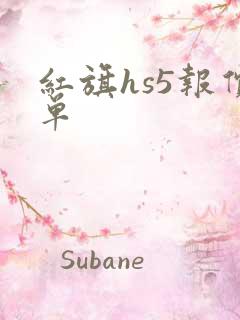 红旗hs5报价单