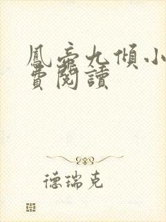 凤帝九倾小说免费阅读