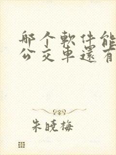 哪个软件能知道公交车还有多久到 哪个软件能知道公交车还有多久到