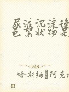 尿液沉淀后的白色絮状物是什么