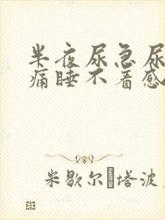 半夜尿急尿频尿痛睡不着感觉