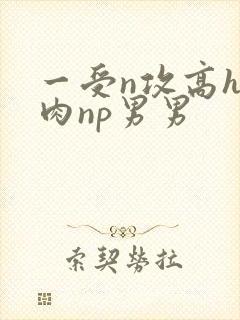 一受n攻高h全肉np男男