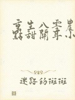 重生八零农媳有点甜关耳小旋