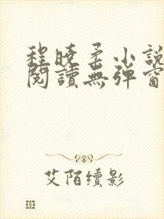 程晓柔小说免费阅读无弹窗