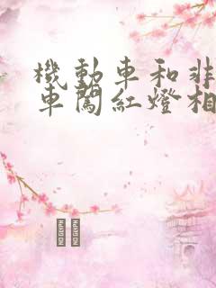 机动车和非机动车闯红灯相撞责任划分