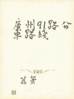 广州91路公交车路线