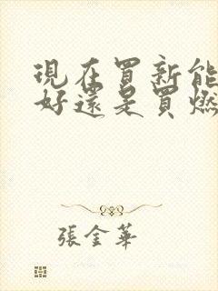 现在买新能源车好还是买燃油车好