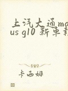 上汽大通maxus g10 新车报价