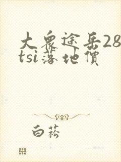 大众途岳280tsi落地价